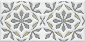 фото STG/A618/16000 Клемансо орнамент 7.4*15 декор КЕРАМА МАРАЦЦИ