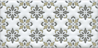 фото STG/A619/16000 Клемансо орнамент 7.4*15 декор КЕРАМА МАРАЦЦИ