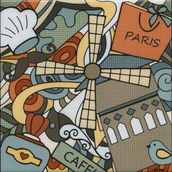 фото STG/A623/5009 Дефанс 20*20 керамический декор КЕРАМА МАРАЦЦИ