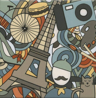 фото STG/A624/5009 Дефанс 20*20 керамический декор КЕРАМА МАРАЦЦИ