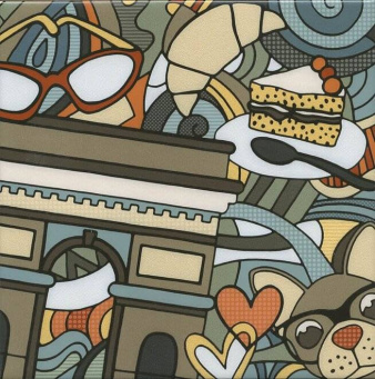 фото STG/A625/5009 Дефанс 20*20 керамический декор КЕРАМА МАРАЦЦИ