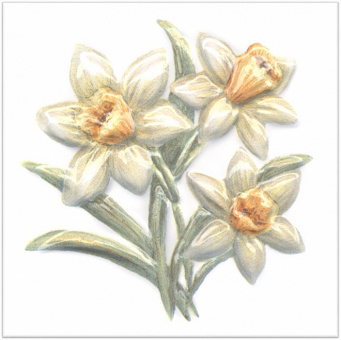 фото TFA011 Оранжерея Нарциссы декор КЕРАМА МАРАЦЦИ