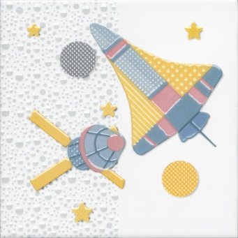 фото VT/A371/5009 Бон Вояж "Шаттл" 20*20 декор КЕРАМА МАРАЦЦИ