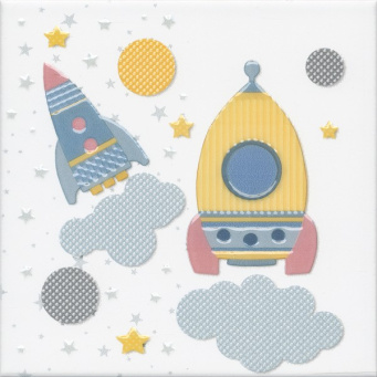 VT/A373/5009 Бон Вояж "Ракета" 20*20 декор КЕРАМА МАРАЦЦИ фото VT/A373/5009 Бон Вояж "Ракета" 20*20 декор КЕРАМА МАРАЦЦИ