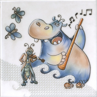 фото VT/A480/5232 Симфония 1 глянцевый 20*20 декор КЕРАМА МАРАЦЦИ