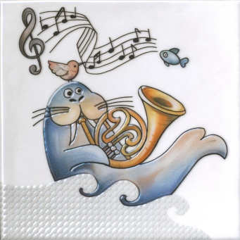 VT/A483/5232 Симфония 4 глянцевый 20*20 декор КЕРАМА МАРАЦЦИ фото VT/A483/5232 Симфония 4 глянцевый 20*20 декор КЕРАМА МАРАЦЦИ