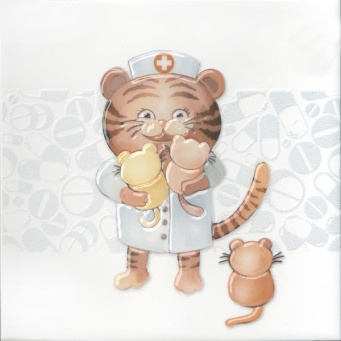 VT/A502/5009 Айболит 2 20*20 декор КЕРАМА МАРАЦЦИ фото VT/A502/5009 Айболит 2 20*20 декор КЕРАМА МАРАЦЦИ