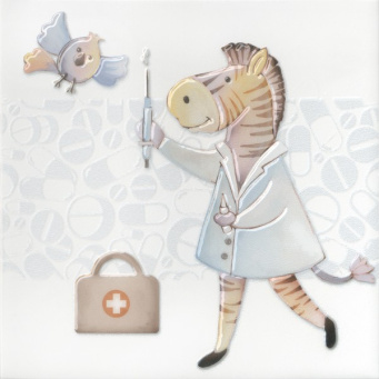 VT/A505/5009 Айболит 5 20*20 декор КЕРАМА МАРАЦЦИ фото VT/A505/5009 Айболит 5 20*20 декор КЕРАМА МАРАЦЦИ