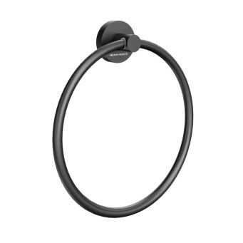 фото IS.04.KM.BLK.M Полотенцедержатель кольцевой Изола настенный, черный матовый КЕРАМА МАРАЦЦИ