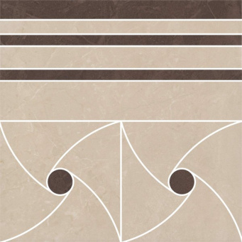 фото ID108T Версаль наборный 30x30x0,9 декор КЕРАМА МАРАЦЦИ