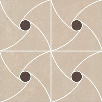 фото ID109T Версаль наборный 30x30x0,9 декор КЕРАМА МАРАЦЦИ