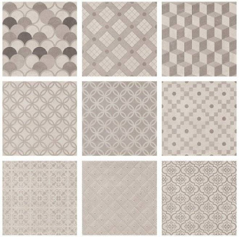 фото SG1575N Карнаби-стрит орнамент бежевый 20*20 керамический гранит КЕРАМА МАРАЦЦИ