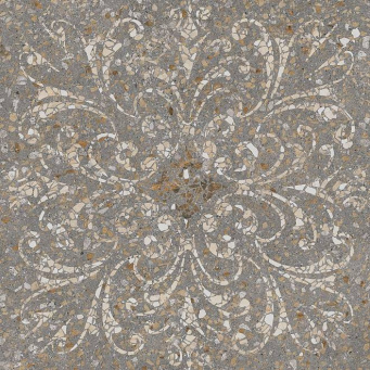 фото SG632300R Терраццо коричневый декорированный обрезной 60x60 керамогранит КЕРАМА МАРАЦЦИ