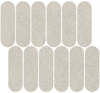 фото ID143 Джиминьяно наборный серый светлый матовый 30x32x0,9 декор КЕРАМА МАРАЦЦИ