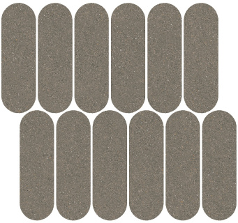 фото ID146 Джиминьяно наборный коричневый матовый 30x32x0,9 декор КЕРАМА МАРАЦЦИ