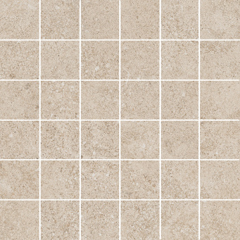фото KMD2MSA012BR Руссильон мозаичный бежевый матовый обрезной 30x30x0,9 декор КЕРАМА МАРАЦЦИ