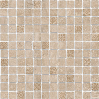 фото MBD004 Риальто Антика 2 мозаичный бежевый матовый 30х30х0,9 декор (гранит) КЕРАМА МАРАЦЦИ