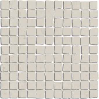 фото MBS006 Про Лаймстоун Спакко мозаичный бежевый светлый матовый 20х20х0,9 декор (гранит) КЕРАМА МАРАЦЦИ