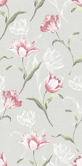 фото 11084T Норфолк Цветы серый КЕРАМА МАРАЦЦИ