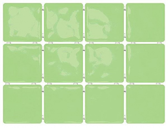 фото 1237 Сезоны зеленый полотно 30х40 из 12 частей 9.9х9.9 КЕРАМА МАРАЦЦИ