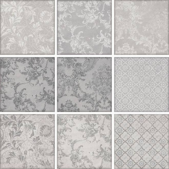 фото 5266 Марчиана микс серый 20*20 керамическая плитка КЕРАМА МАРАЦЦИ