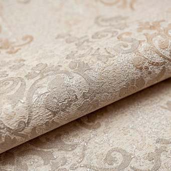 фото KM5403 Обои виниловые на флизелиновой основе Флора бежевый, мотив КЕРАМА МАРАЦЦИ  1.06*10.05 КЕРАМА МАРАЦЦИ