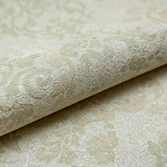 фото KM5404 Обои виниловые на флизелиновой основе Флора серо-бежевый, мотив КЕРАМА МАРАЦЦИ  1.06*10.05 КЕРАМА МАРАЦЦИ