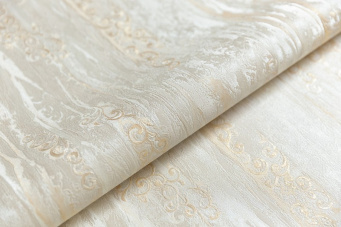 фото KM6403 Обои виниловые на флизелиновой основе Виньетки мотив, серо-желтый КЕРАМА МАРАЦЦИ КЕРАМА МАРАЦЦИ