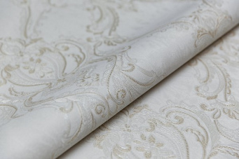 фото KM7702 Обои виниловые на флизелиновой основе Ориент мотив, серый светлый KЕРАМА МАРАЦЦИ КЕРАМА МАРАЦЦИ