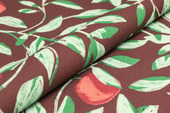 фото KM8504 Обои виниловые на флизелиновой основе Шафран мотив, красный, апельсины KЕРАМА МАРАЦЦИ КЕРАМА МАРАЦЦИ