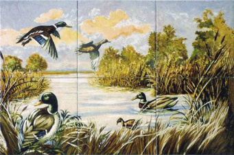 фото 4370/4N Озеро панно из 6 частей 20.1*20.1 КЕРАМА МАРАЦЦИ