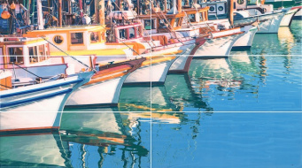 фото HGD/A22/6x/15000 Салерно 45*80 панно КЕРАМА МАРАЦЦИ