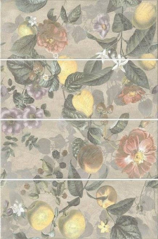 фото HGD/A246/4x/15000 Панно Пикарди Садиз 4 частей 15*40 (размер каждой части) 60*40 КЕРАМА МАРАЦЦИ