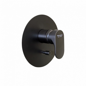 фото 69470EKM.01.093 Встроенный однорычажный смеситель Ole/Оле для душа с переключателем на два потока, матовый черный КЕРАМА МАРАЦЦИ