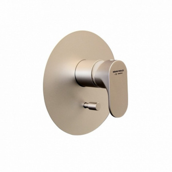 фото 69470EKM.M0.071 Встроенный однорычажный смеситель Ole/Оле для душа с переключателем на два потока, золотой атласный КЕРАМА МАРАЦЦИ