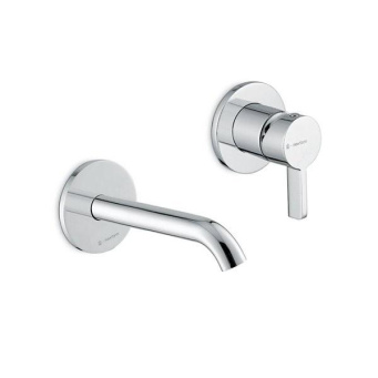 фото 71028EKM.21.018 Смеситель для раковины Linea/Линеа однорычажный настенный, хром глянец КЕРАМА МАРАЦЦИ