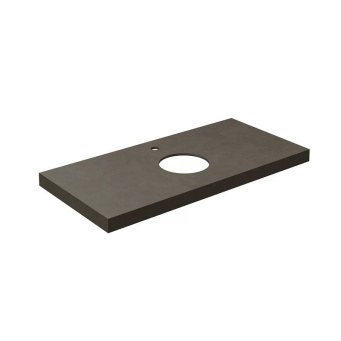 фото CN100.DD507020R Спец. изделие декоративное из керамогранита Про Чементо 100x48, коричневый тёмный матовый КЕРАМА МАРАЦЦИ