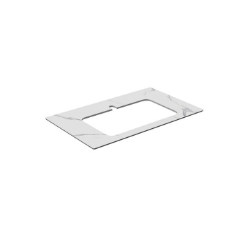 фото PL2.SG50008220R/80 Спец. изделие декоративное для раковин, встраиваемых сверху Монте Тиберио 80 см, белый натуральный КЕРАМА МАРАЦЦИ