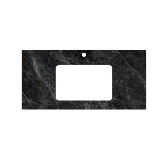 фото PL3.VT93/100T Спец. изделие декоративное для раковин, встраиваемых снизу Риальто 100 см, серый темный лаппат. КЕРАМА МАРАЦЦИ