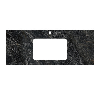 фото PL3.VT93/120T Спец. изделие декоративное для раковин, встраиваемых снизу Риальто 120 см, серый темный лаппат. КЕРАМА МАРАЦЦИ