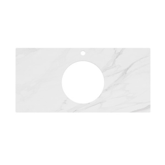 фото PL5.SG507120R/100 Спец. изделие декоративное для накладных раковин Монте Тиберио 100 см, белый натуральный КЕРАМА МАРАЦЦИ