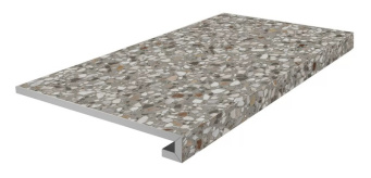 KM6060G0011RGCF Ступень фронтальная клееная Бричиола серый матовый обрезной 33x60x0,9 КЕРАМА МАРАЦЦИ фото KM6060G0011RGCF Ступень фронтальная клееная Бричиола серый матовый обрезной 33x60x0,9 КЕРАМА МАРАЦЦИ