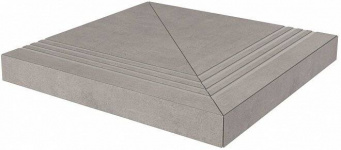 SG622102R/GCA Ступень Астрони серый светлый угловая клееная универсальная 33*33 КЕРАМА МАРАЦЦИ фото SG622102R/GCA Ступень Астрони серый светлый угловая клееная универсальная 33*33 КЕРАМА МАРАЦЦИ