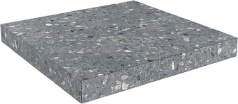 фото SG632820R/GCA Ступень угловая клееная Терраццо серый темный 33x33x0,9 КЕРАМА МАРАЦЦИ