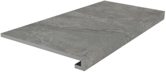 фото SG850890R/GCF Ступень клееная Риальто серый тёмный матовый 33x80x0,9 КЕРАМА МАРАЦЦИ