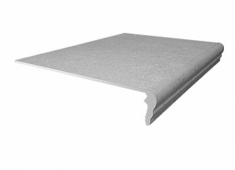 фото SG911800N/GR Ступень фронтальная Аллея серый светлый 30x30 КЕРАМА МАРАЦЦИ