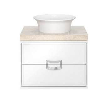 фото CN.60/M Тумба Canaletto/Каналетто подвесная с ящиками 60, белая матовая КЕРАМА МАРАЦЦИ