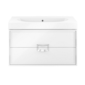 фото CN.80 Тумба Canaletto/Каналетто подвесная с ящиками 80, белая глянцевая КЕРАМА МАРАЦЦИ