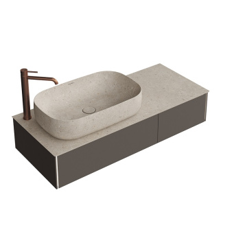 фото MA.120.2/EGR.M Тумба Magica/Маджика подвесная 120, 2 ящика, вечерний серый матовый КЕРАМА МАРАЦЦИ