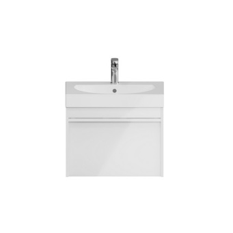фото MO.60.1+1/WHT Тумба Modula/Модула подвесная 60 с ящиком 1+1, белая глянцевая КЕРАМА МАРАЦЦИ